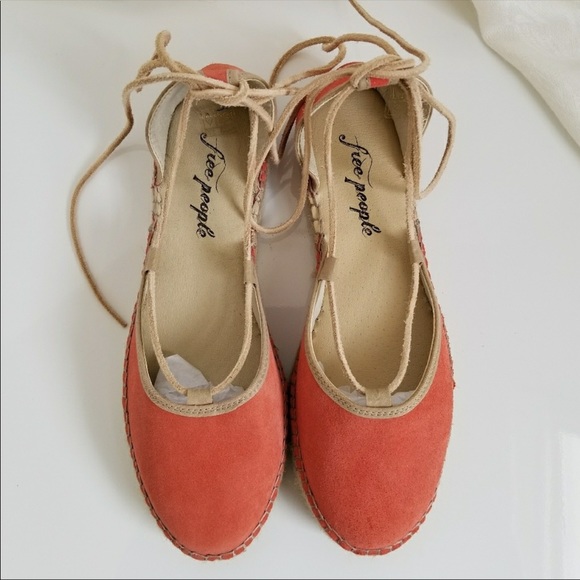 FREE PEOPLE Marina Lace Up Espadrilles Size 9 - Picture 6 of 8